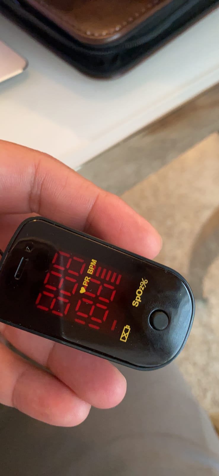 CHOICEMMED OLED Panda Pulse Oximeter Fingertip – SP02 Pulse Oximeter for Small Fingers – Blood Oxygen Saturation Monitor with Color OLED Screen - O2 Saturation Monitor with Batteries customer photo 1
