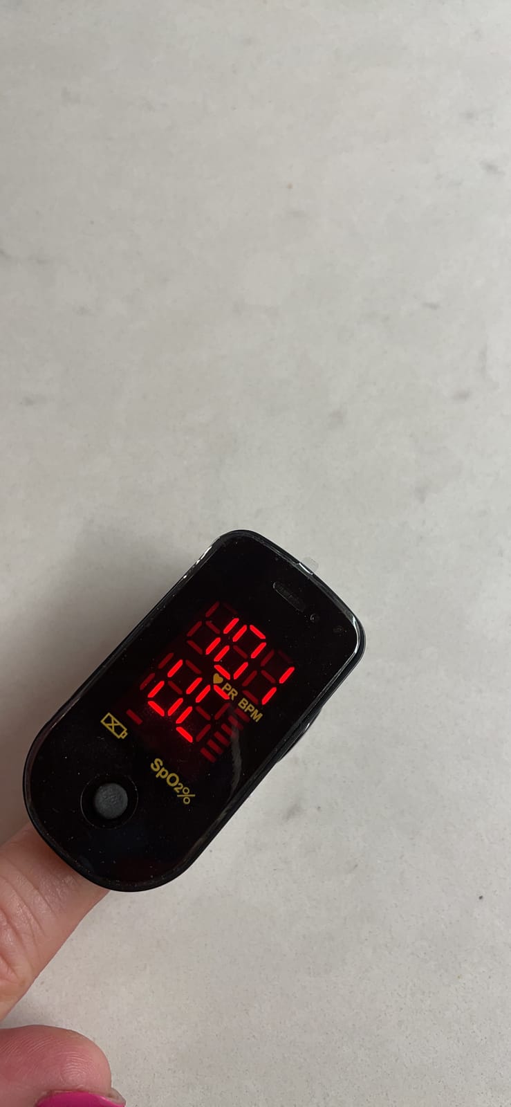 CHOICEMMED OLED Panda Pulse Oximeter Fingertip – SP02 Pulse Oximeter for Small Fingers – Blood Oxygen Saturation Monitor with Color OLED Screen - O2 Saturation Monitor with Batteries customer photo 2
