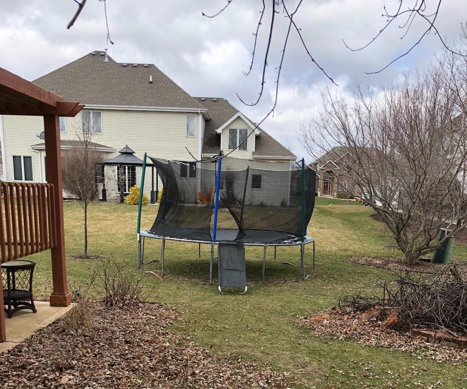 The Original Trampoline Slide and Climber Universal Trampoline Ladder Alternative Heavy Duty Steel Construction Fold and Stow Safely Easy to Climb & Slide customer photo 1
