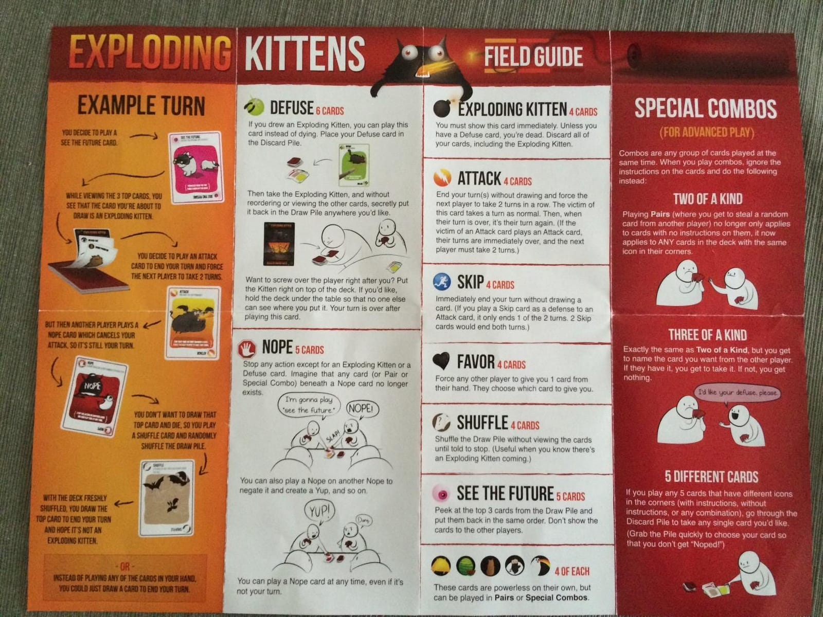 Exploding Kittens Original Edition, 2-5 Players, Ages 7+ Card Game | Draw cards, betray your friends, and try not to explode! Great for family game nights, parties, travel, quick 15-minute play. customer photo 2