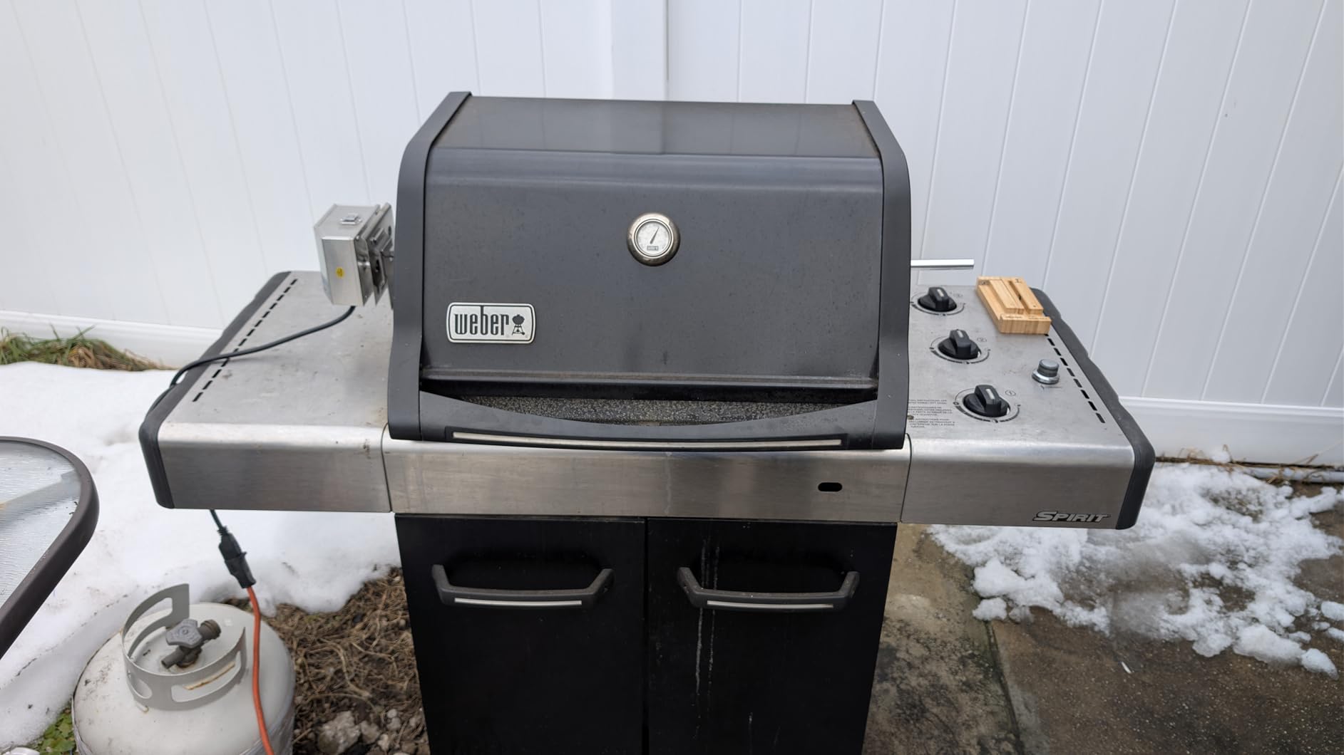 onlyfire Stainless Steel Rotisserie Kit for Weber Spirit 200/300 Series customer photo 1
