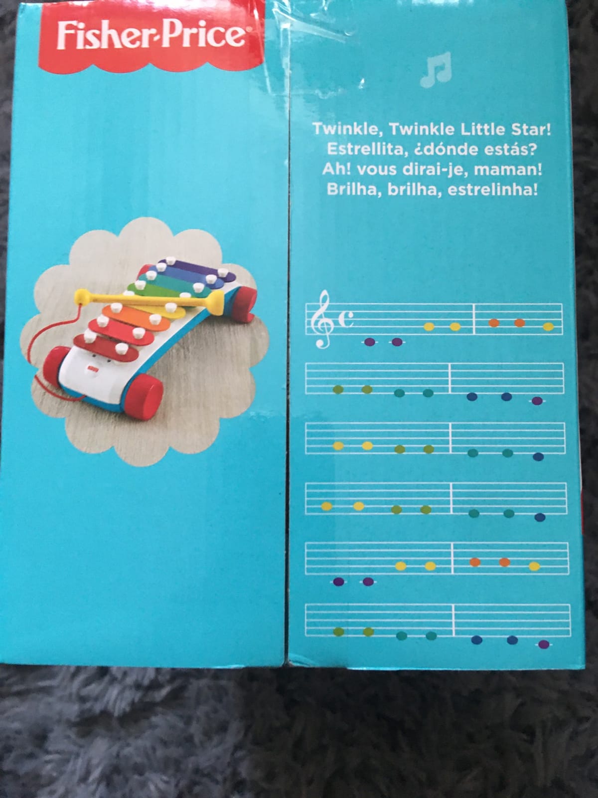 Fisher-Price Toddler Pull Toy, Classic Xylophone Pretend Musical Instrument with Mallet for Preschool Kids Ages 18+ Months customer photo 2