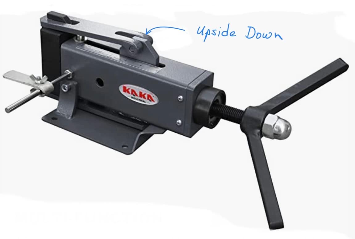 Manual Steel Bending Brake, 4 in Capacity KAKA INDUSTRIAL FB-4 customer photo 2