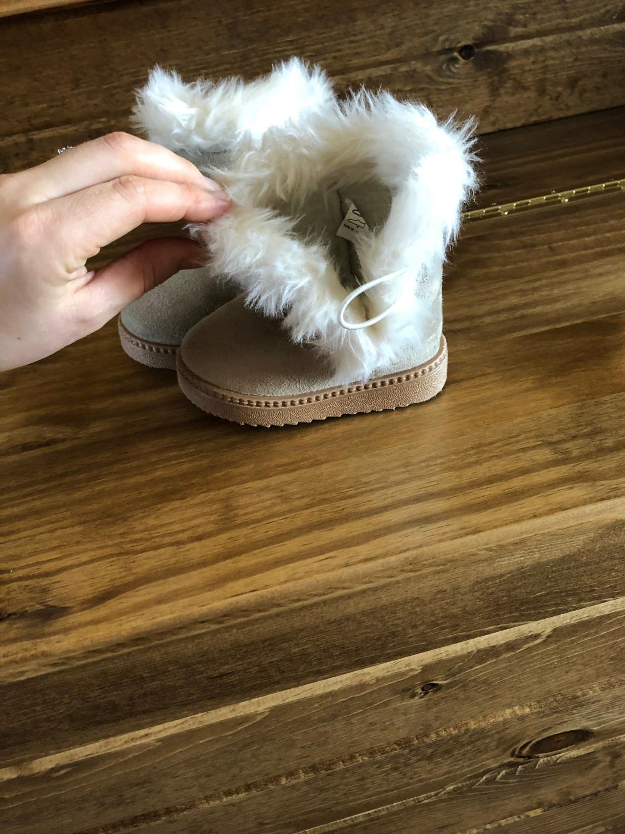 Femizee Girls Boys Warm Winter Boots Kids Outdoor Snow Boots(Toddler/Little Kid) customer photo 1