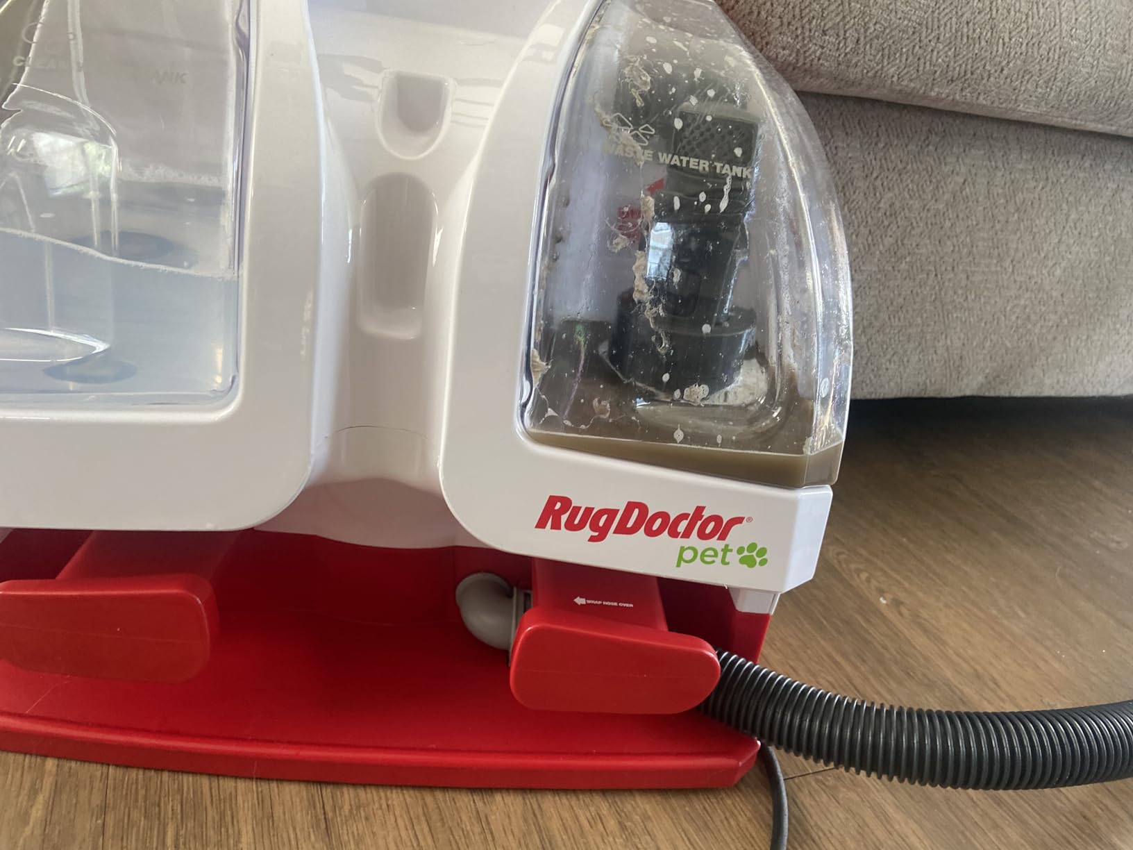 Rug Doctor Pet Portable Spot Cleaner with the Most Powerful Suction Item Highlight: Dual-Action Pet Tool Picks Up Pet Hair and Removes Stains and Odors, Wheels and Retractable Handle Makes Maneuvering Easy customer photo 2