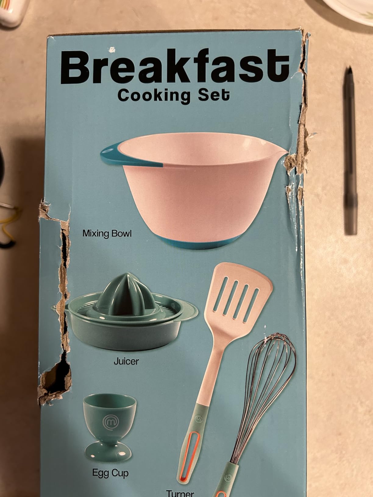 MasterChef Junior Kids Breakfast Cooking Set, 6-Piece Real Kitchen Tool Kit customer photo 1
