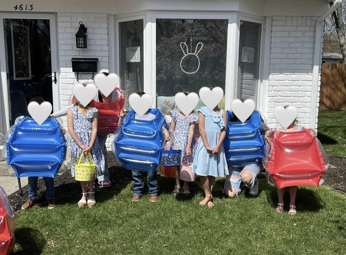 BANZAI: Bump N' Bounce Body Bumpers, A Game of Bumping & Bopping, 2 Bumpers Included in Red & Blue customer photo 2