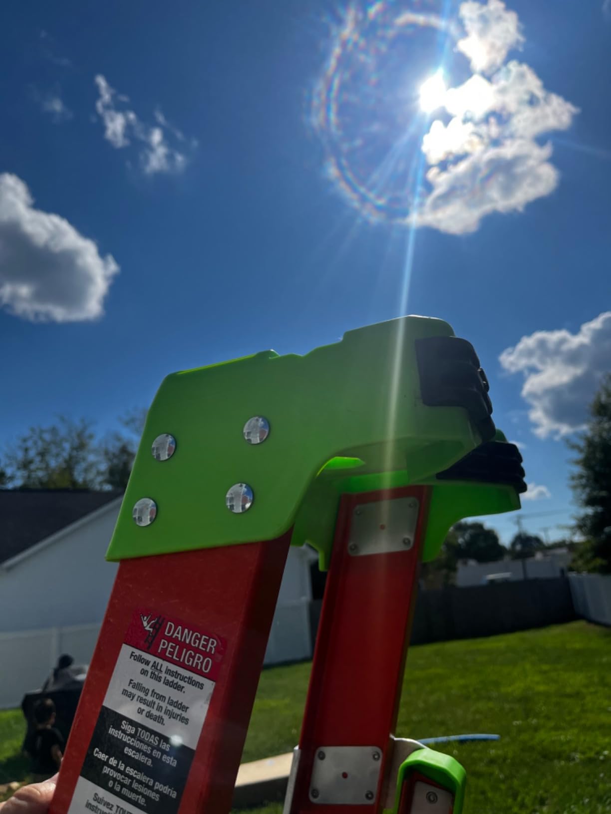 Louisville Ladder 10-foot Fiberglass Cross Step Ladder, 300-Pound Load Capacity, Type IA, FXS1510 customer photo 1