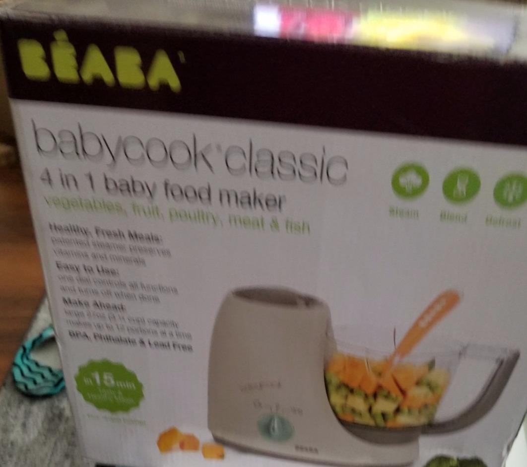 BEABA Babycook Original, 5-in-1 Baby Food Maker: Steam Cook, Blend, Reheat, Defrost, Strerilize. Large 27 oz capacity, The Global Leader in Baby Food Processors customer photo 1