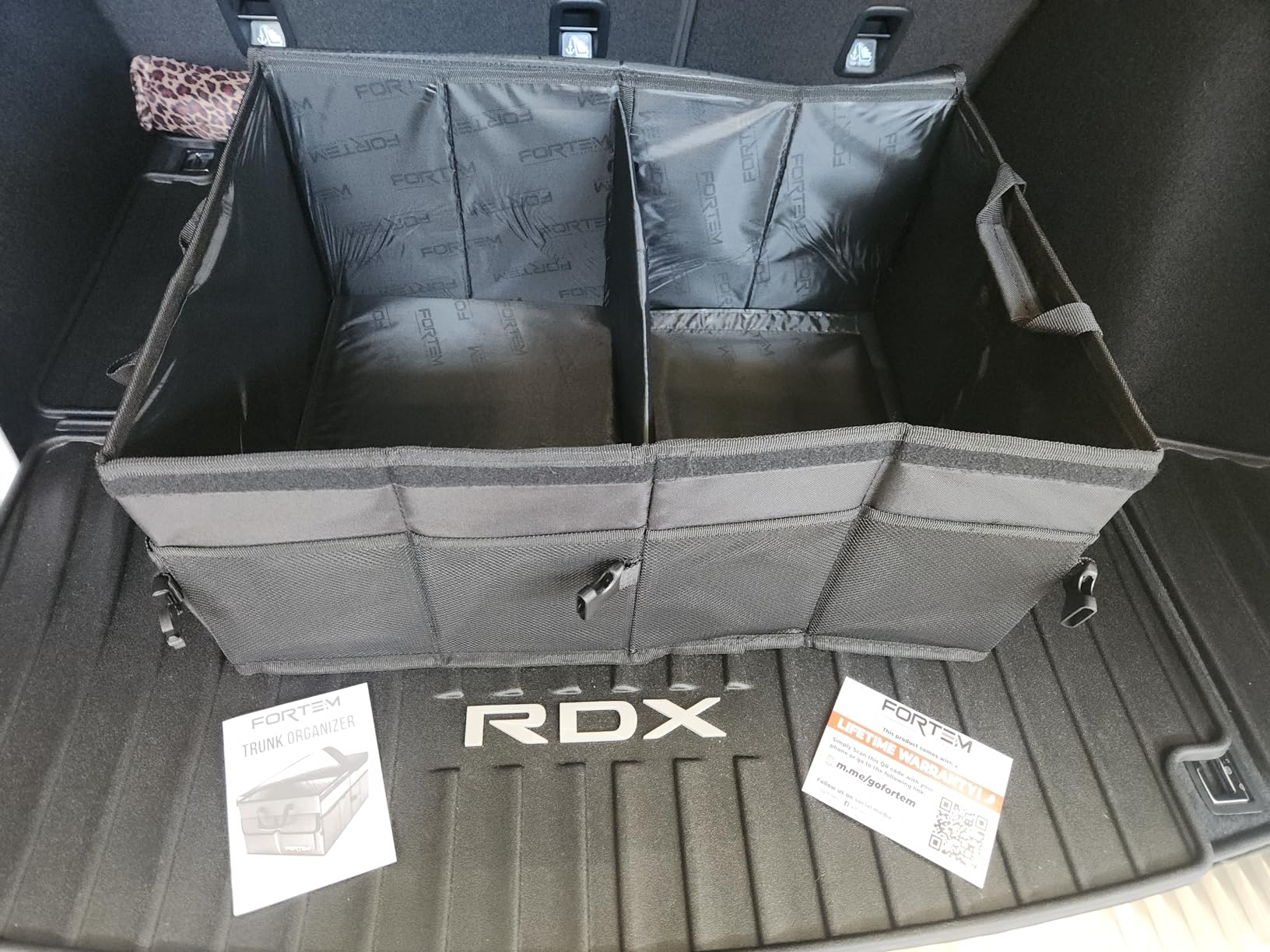 FORTEM Trunk Organizer - Foldable Car Organizer & Storage for SUVs & Trucks customer photo 1