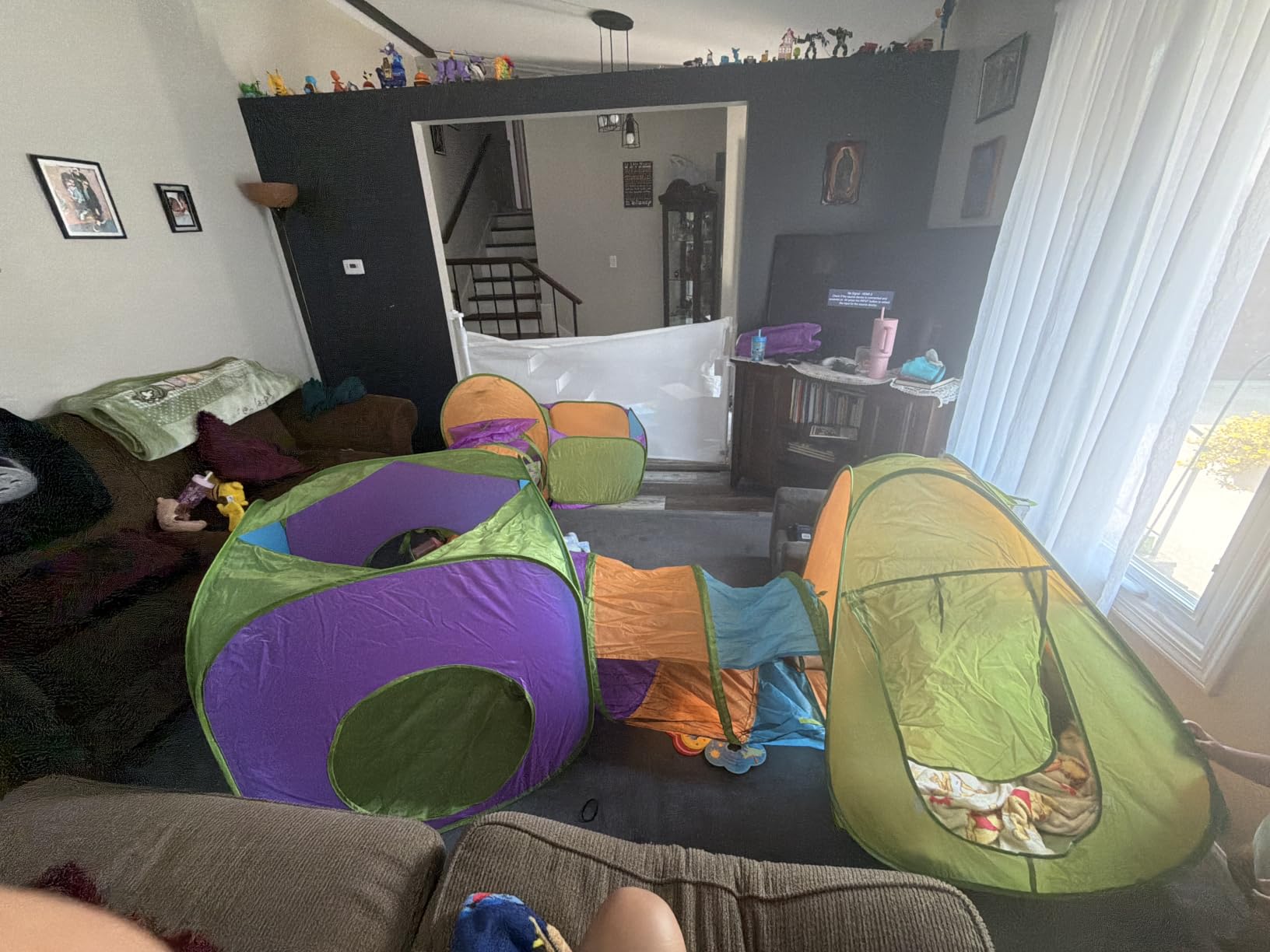 Playz 5pc Pop Up Play Tent and Crawl Through Tunnels for Kids w/Carry Bag customer photo 1
