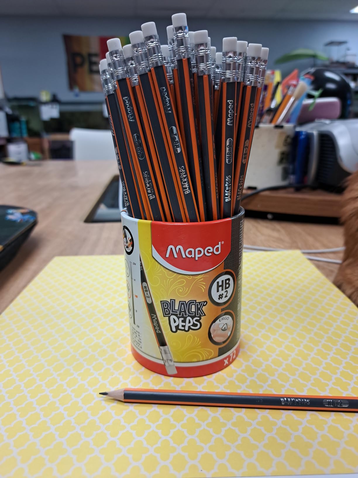 Maped - Jumbo triangular pencils - Break-resistant - 12 Count | Ergonomic Comfort Writing - Durable - Easy Sharpening - Latex-Free Eraser - Ideal for Kids School Supplies customer photo 2
