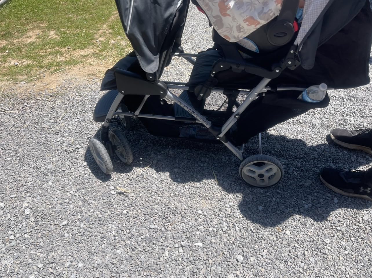 Graco DuoGlider Double Stroller | Lightweight Double Stroller with Tandem Seating Glacier customer photo 1