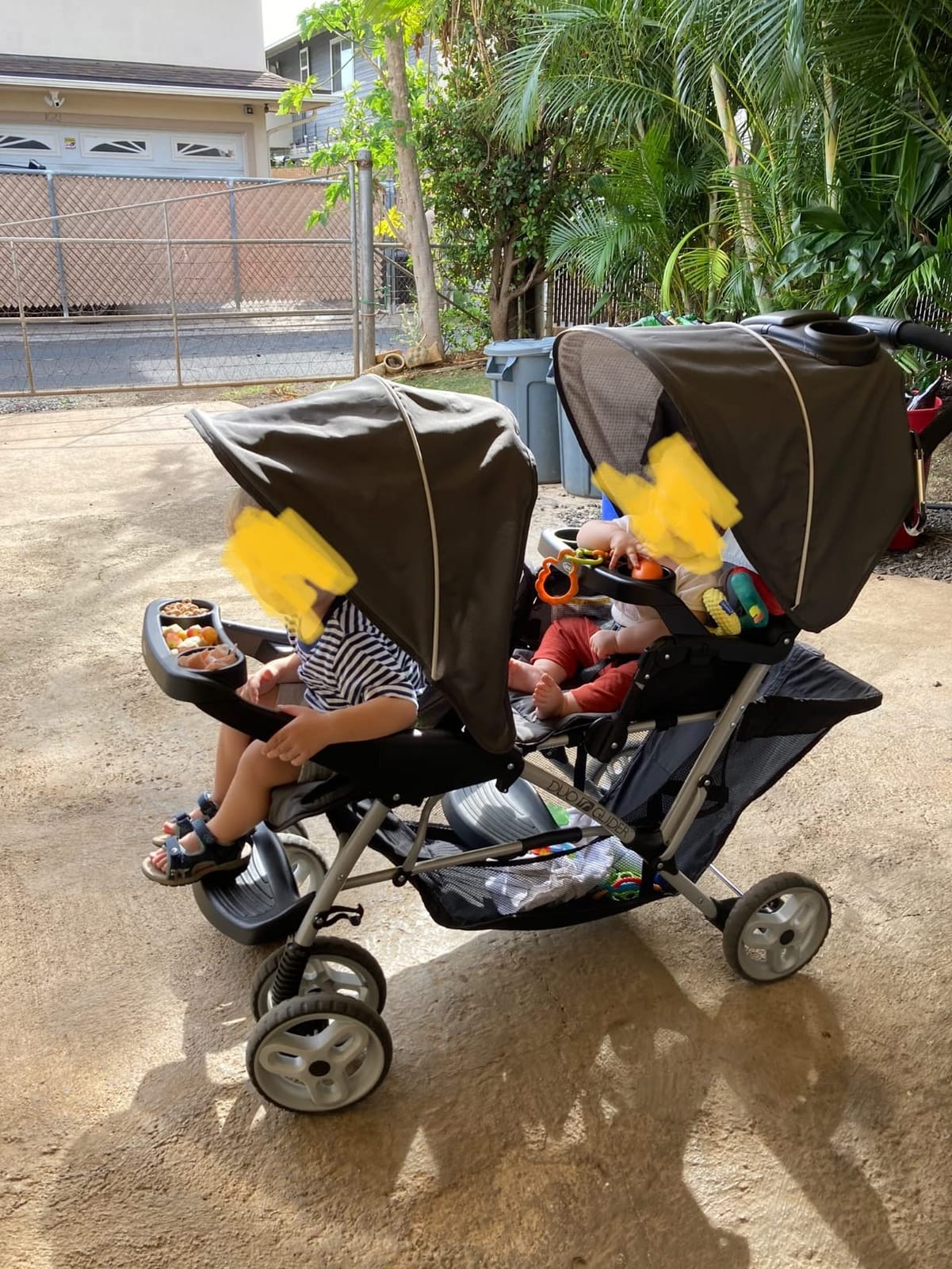 Graco DuoGlider Double Stroller | Lightweight Double Stroller with Tandem Seating Glacier customer photo 2