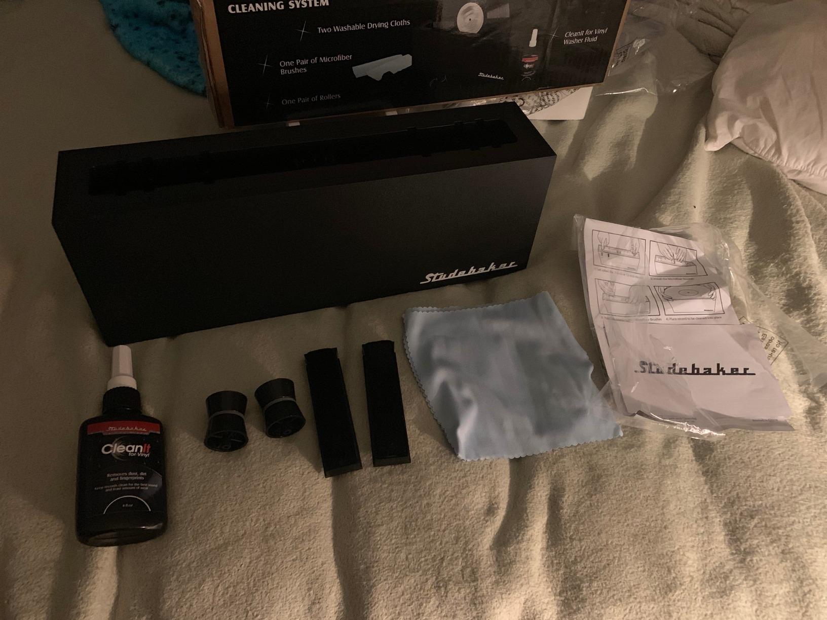 Studebaker Vinyl Record Cleaning System with Cleaning Solution and Soft Pads Included customer photo 2
