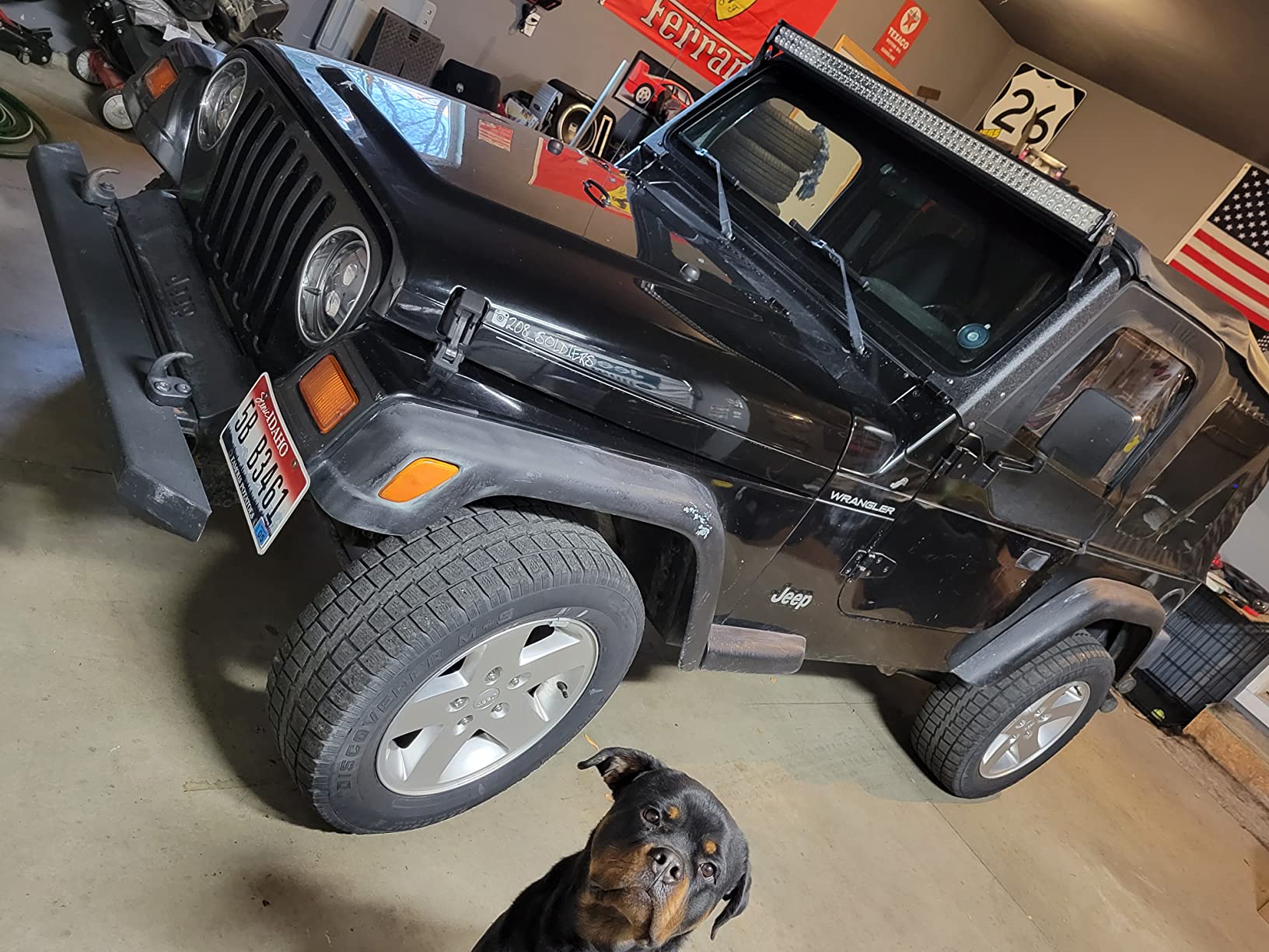 YITAMOTOR 52 Inch LED Light Bar + 2X 18W 4 Inch Spot Fog Light Pods+ Mounting Bracket with Wiring Harness for 07-18 Jeep Wrangler JK customer photo 2