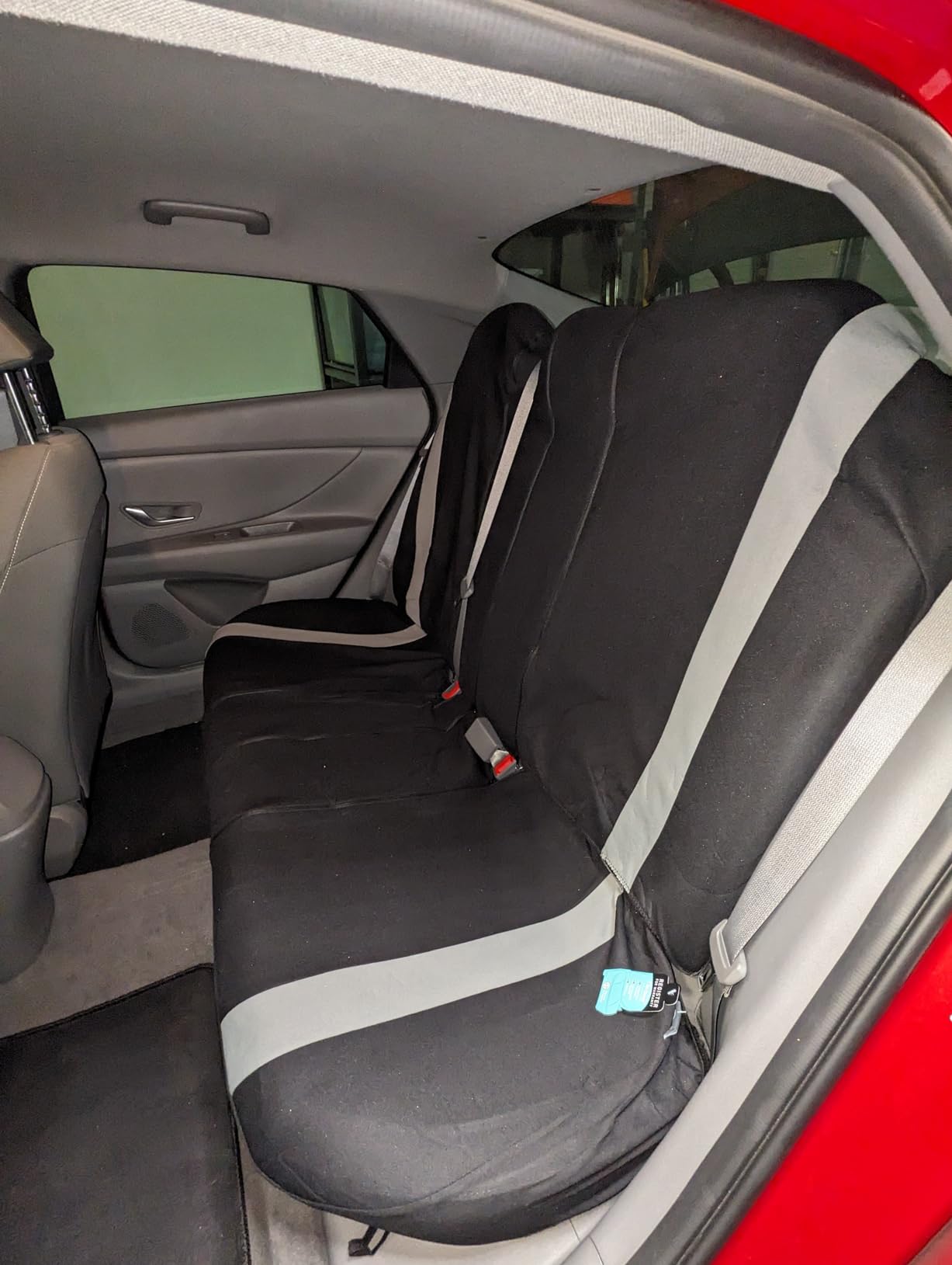 FH Group Front Set Cloth Car Seat Covers for Low Back Seats with Removable Headrest, Universal Fit, Airbag Compatible Seat Cover for SUV, Sedan, Van, Gray customer photo 1