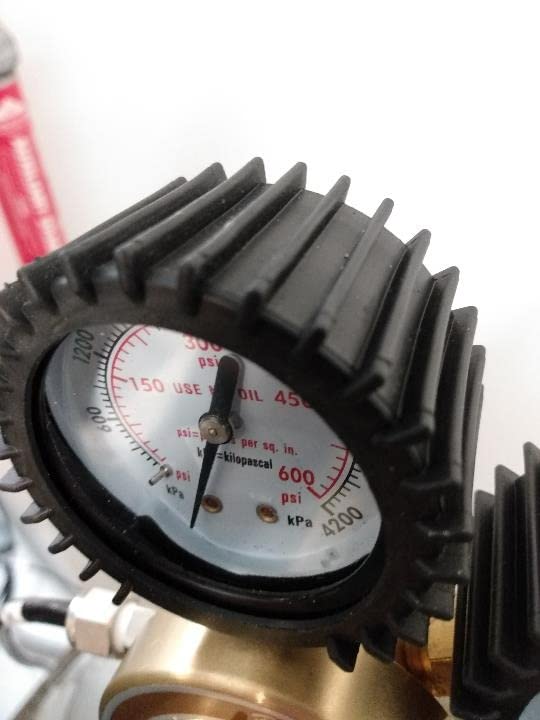 BETOOLL Nitrogen Regulator with 0-600 PSI Delivery Pressure Equipment Brass Inlet Outlet Connection Gauges customer photo 2