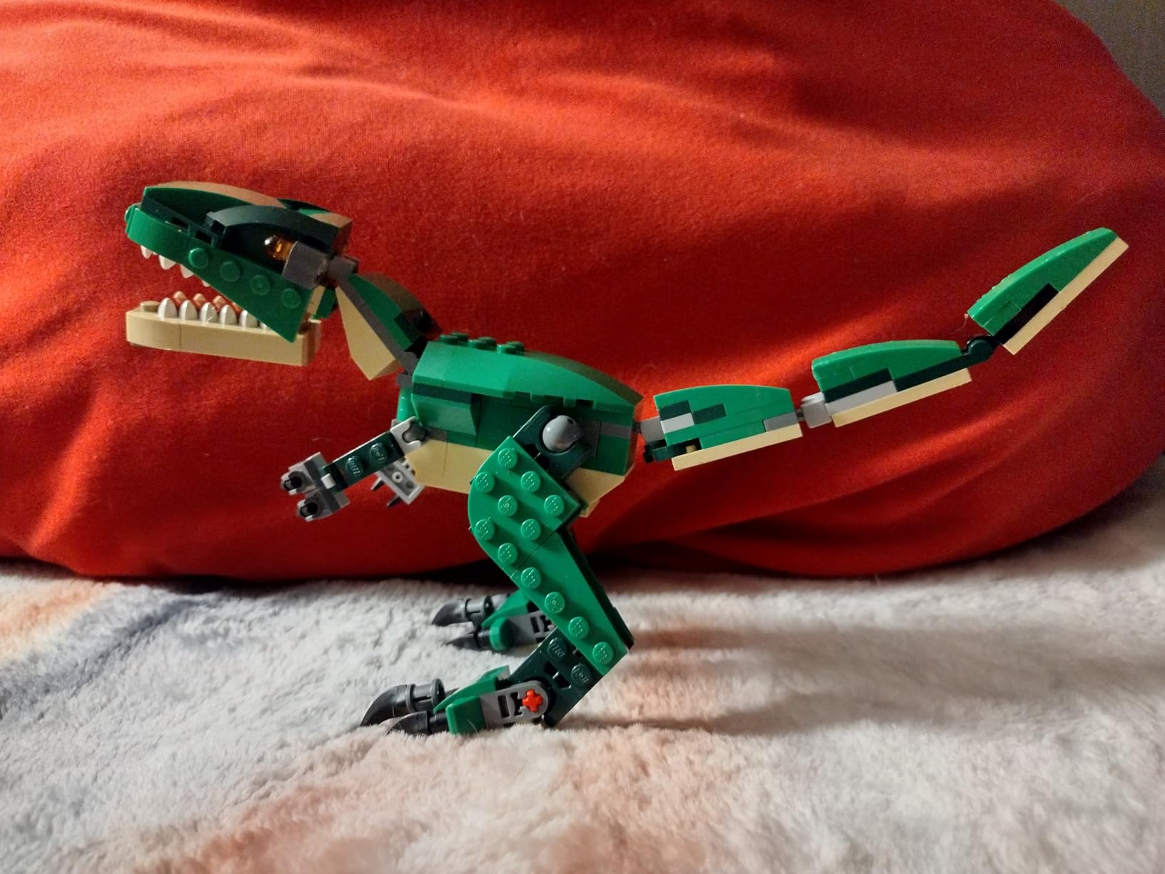 LEGO Creator 3 in 1 Mighty Dinosaur Toy, Transforms from T. rex to Triceratops to Pterodactyl Dinosaur Figures, Great Gift for 7-12 Year Old Boys & Girls, 31058 customer photo 1