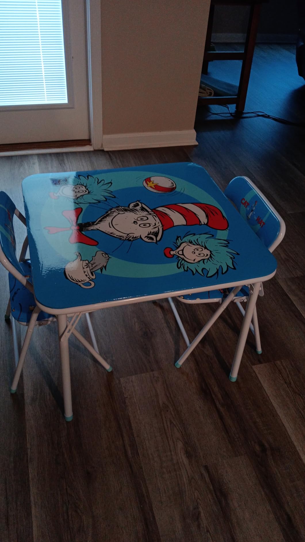Idea Nuova Trolls 3 Piece Children's Activity Square Table and Chair Set, Ages 3+ customer photo 2