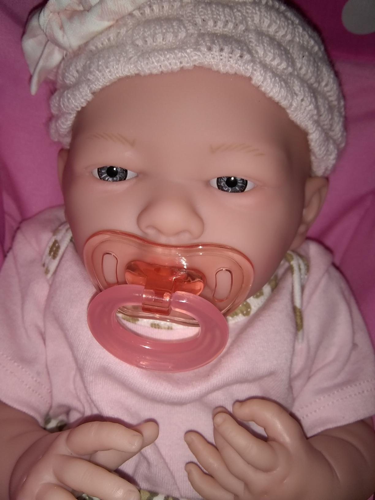 Pink Baby Doll Bottle, Rattle & Pacifier Set | JC Toys - for Keeps Playtime! | Fits Many Dolls up to 15