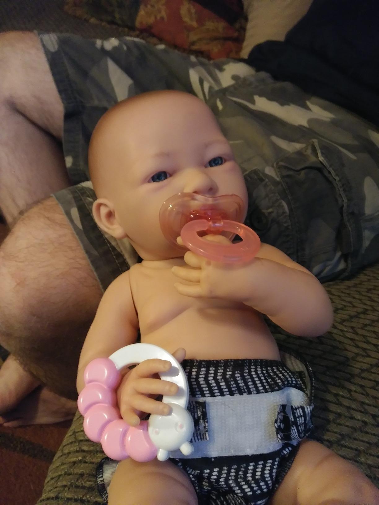 Pink Baby Doll Bottle, Rattle & Pacifier Set | JC Toys - for Keeps Playtime! | Fits Many Dolls up to 15