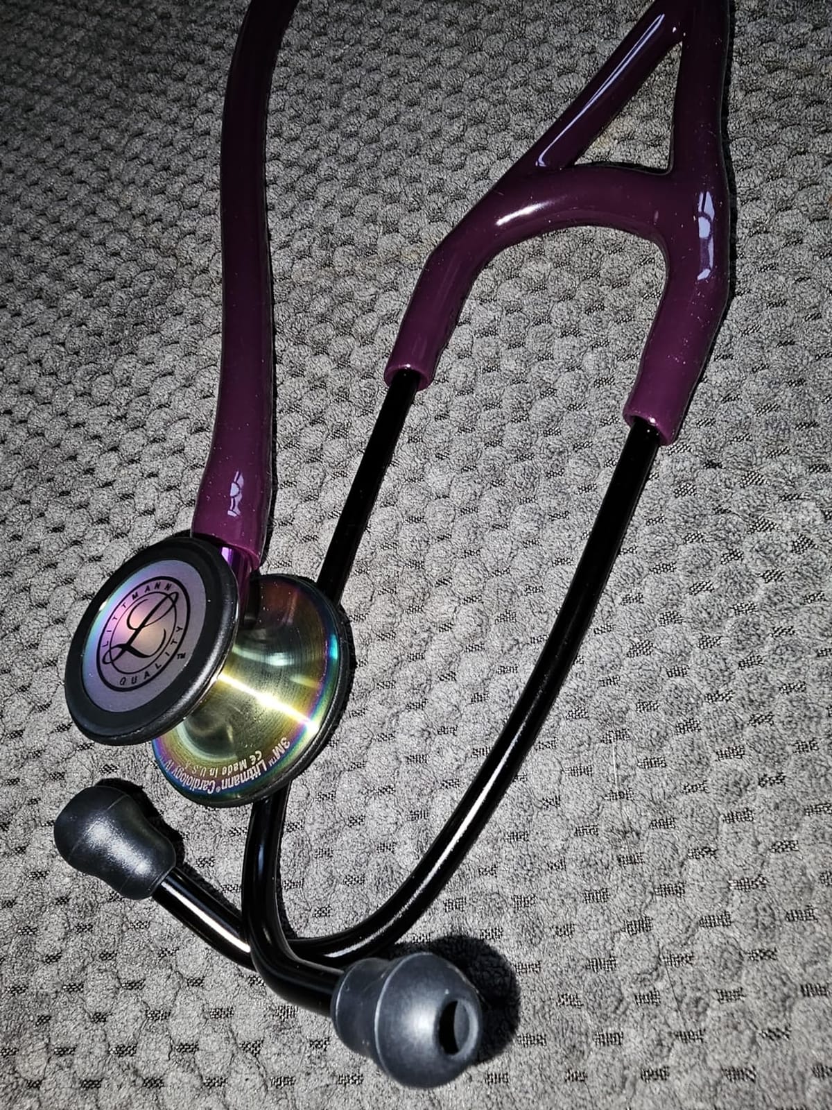 3M Littmann Cardiology IV Diagnostic Stethoscope, 6163, More Than 2X as Loud, Weighs Less, Stainless Steel Black-Finish Chestpiece, 27