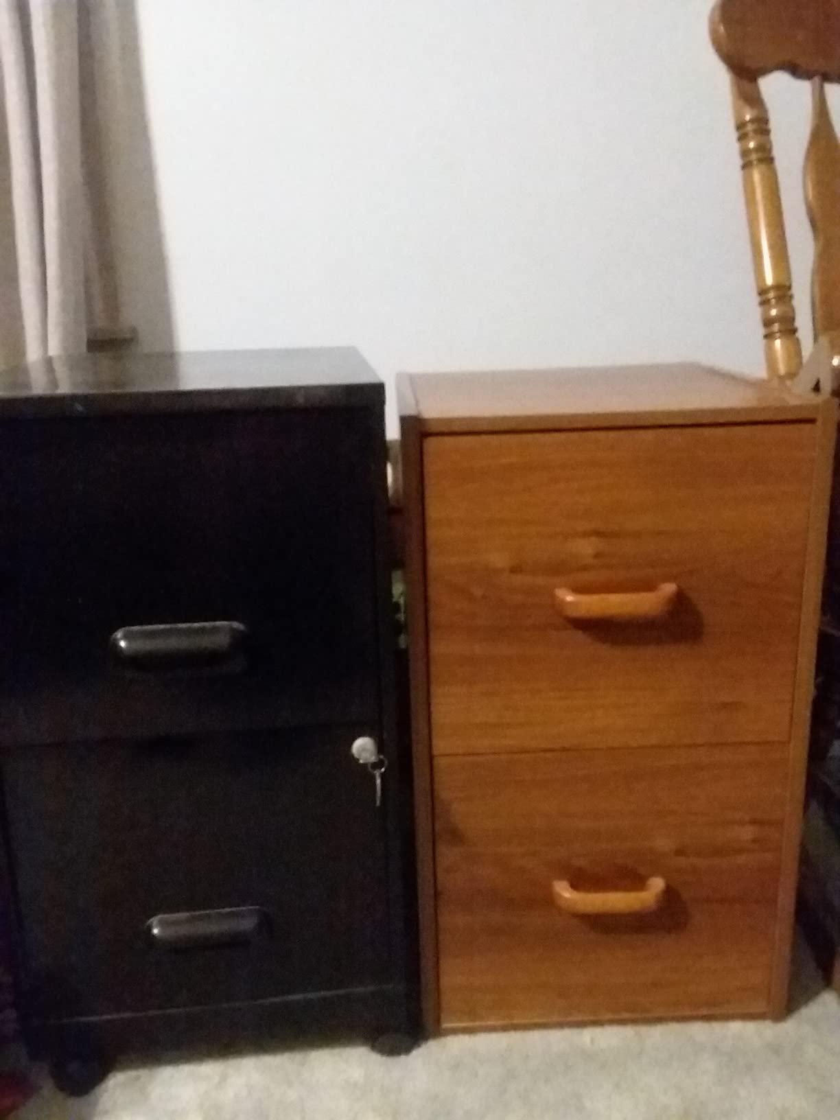 Sauder Costa 2 Drawer Lateral File Cabinet with Lock for Home Office, in Chalked Chestnut customer photo 2