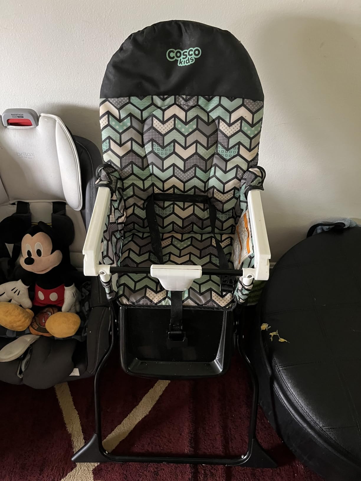 Cosco Kids Highchair for Baby, Simple Foldable High Chair, Convenient, Lightweight, and Compact Design, Spritz customer photo 1