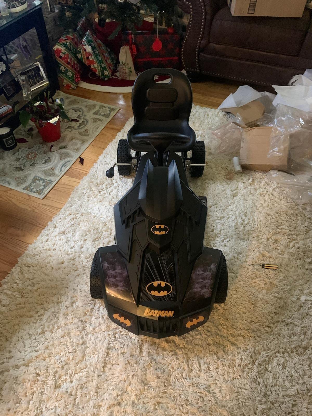 hauck Batmobile Pedal Go Kart, Superhero Ride-On Car for Kids, Black customer photo 1