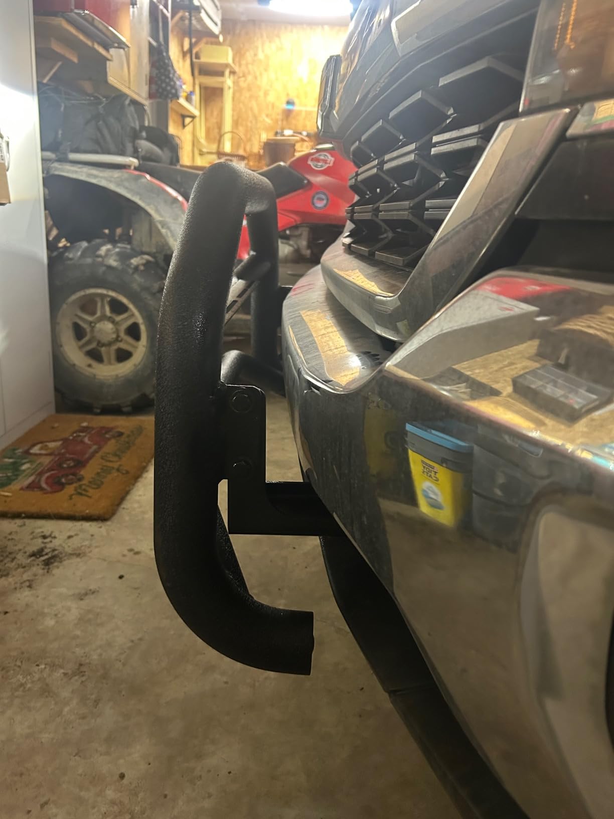 Tyger Auto TG-GD6C60048 Front Bumper Guard Compatible with 2007-2018 Chevy Silverado / GMC Sierra 1500 (Exclude 2007 Classic Models) | Textured Black | Light Mount | Bull Bar customer photo 2