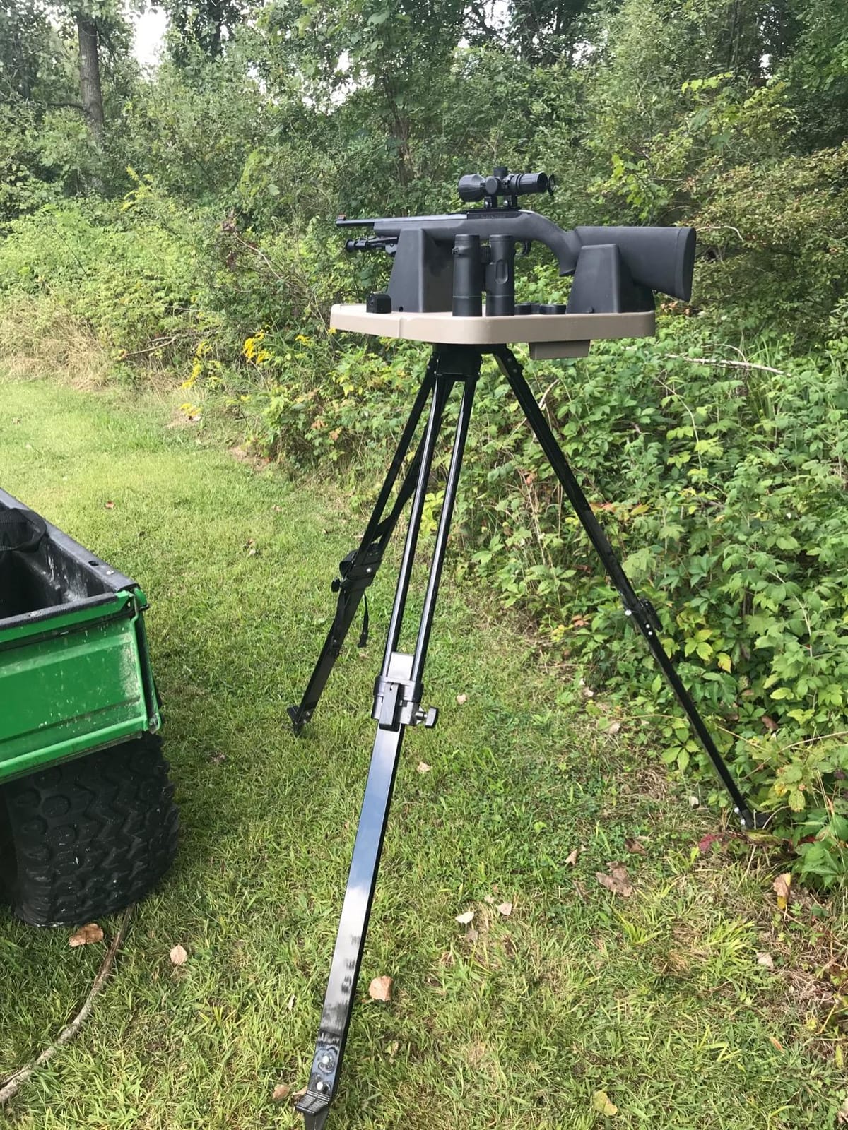 MTM HLST High-Low Shooting Table, USA Made, Dark Earth customer photo 2