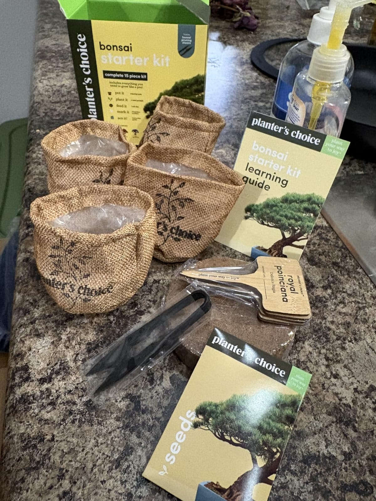 Bonsai Tree Kit for Beginners & Plant Lovers - Grow Your Own Bonsai | 4 Species Starter Kit with Burlap Pots, Shears, Soil Disc, Markers & Guide, Gift for Mom or Grandma customer photo 1