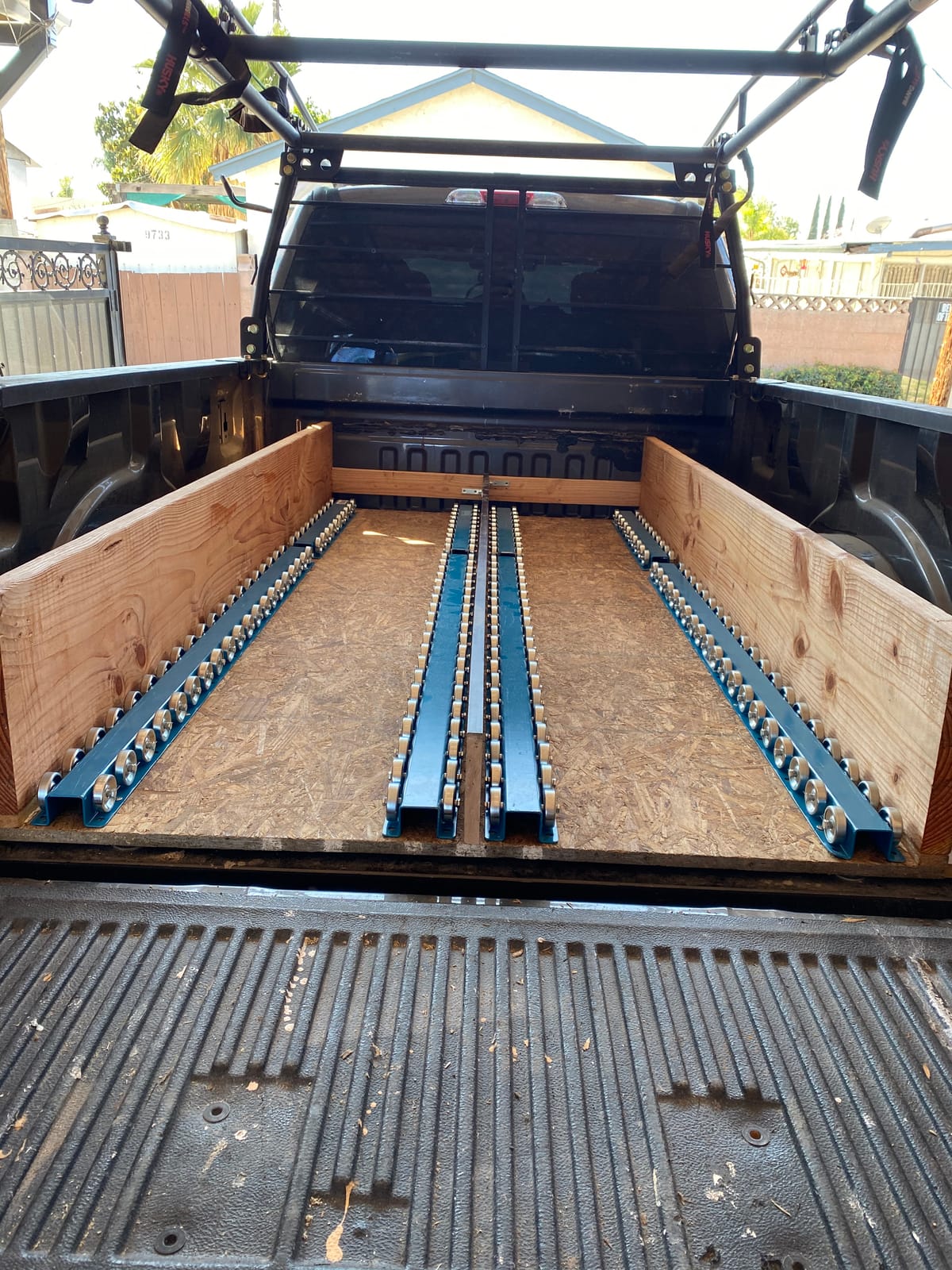 Ultimation Heavy Duty Conveyor Rails - 5' Flow Rail with Steel Skate Wheels for Gravity Conveyors, Storage, and Material Handling - T1 Flow Rack System, 260 lbs/ft Capacity customer photo 1