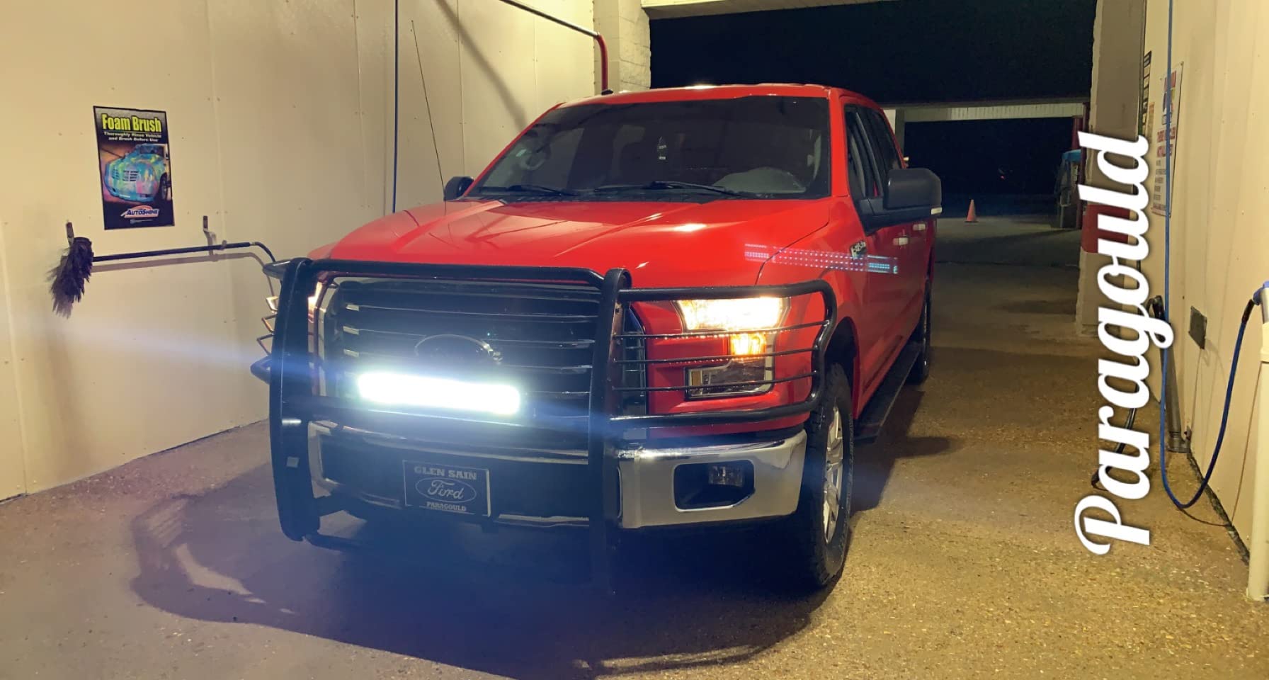 Black Horse Grille brush Bumper Guard Modular Black Compatible with 2015-2023 Ford F-150-17FP32MA customer photo 2