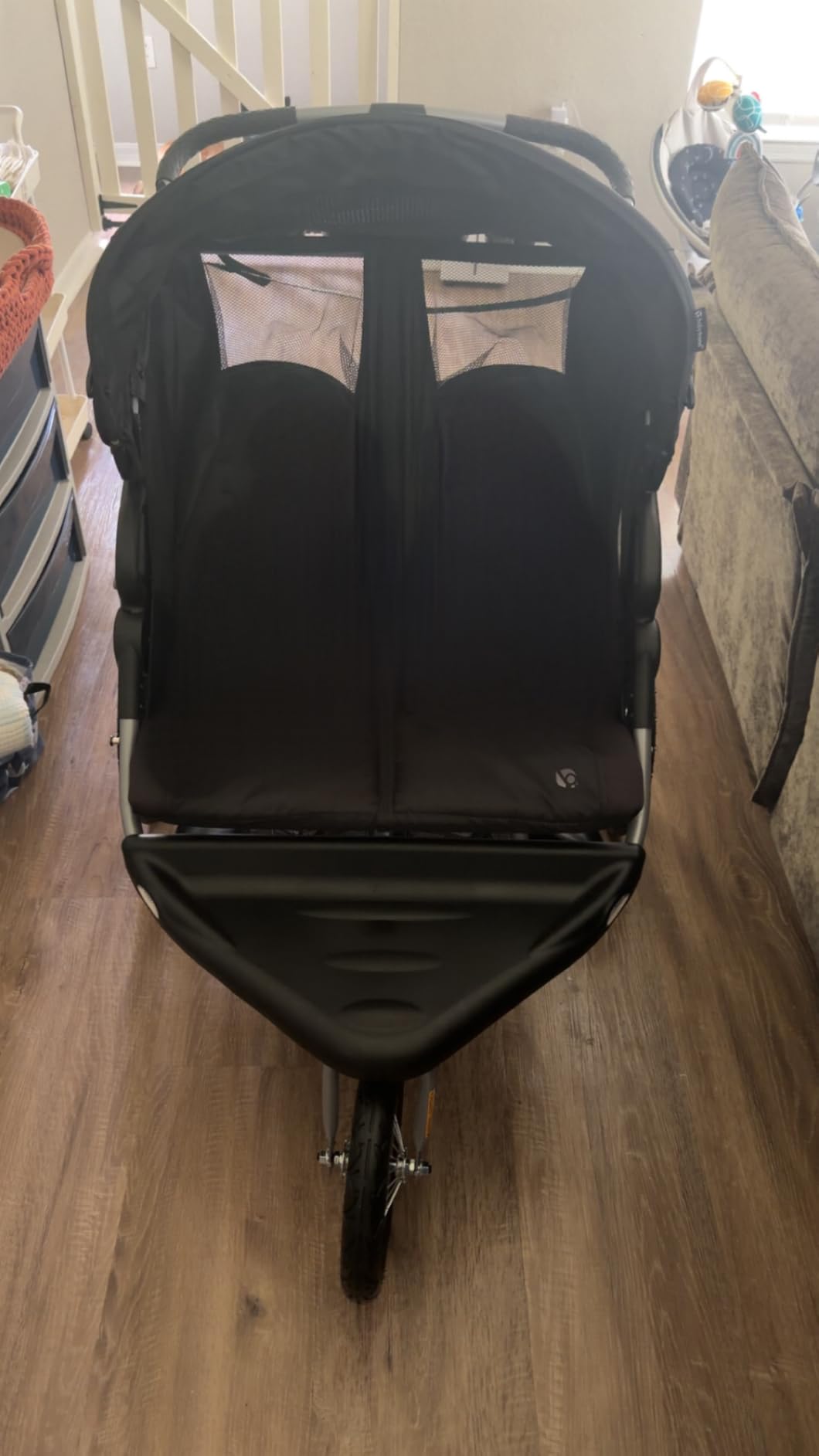 Baby Trend Navigator® Lite Double Jogger, Europa customer photo 2
