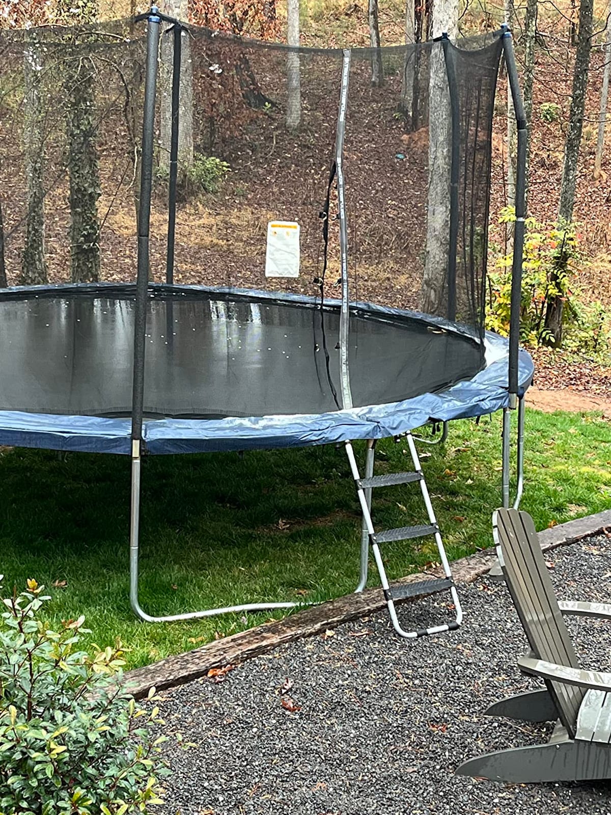 Trampoline Ladder Wide 3-Step, Heavy-Duty Design, No Slip Extra-Wide Steps in Black customer photo 1