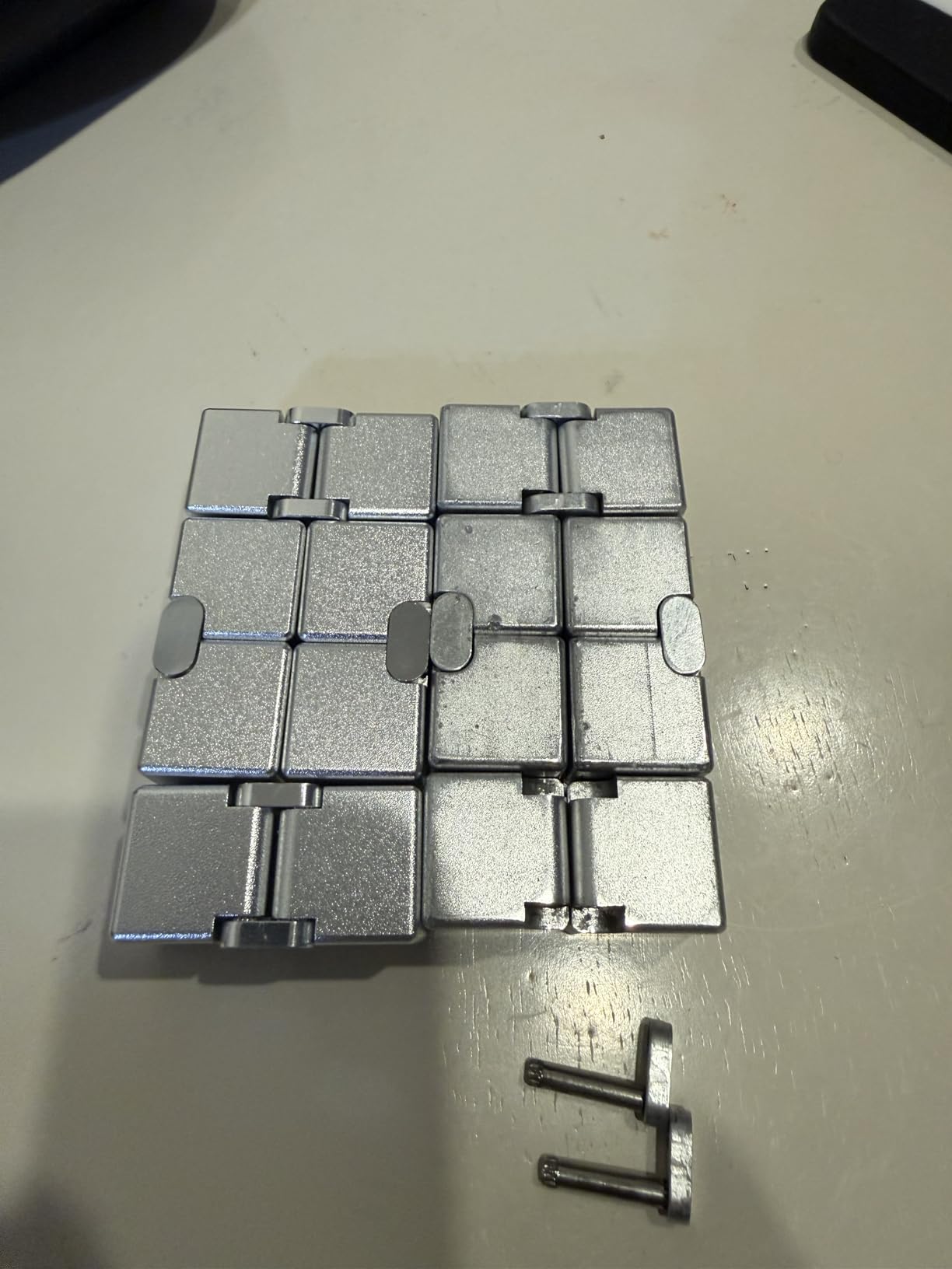JOEYANK Fidget Cube Metal Infinity Cube for Stress and Anxiety Relief/ADHD customer photo 1