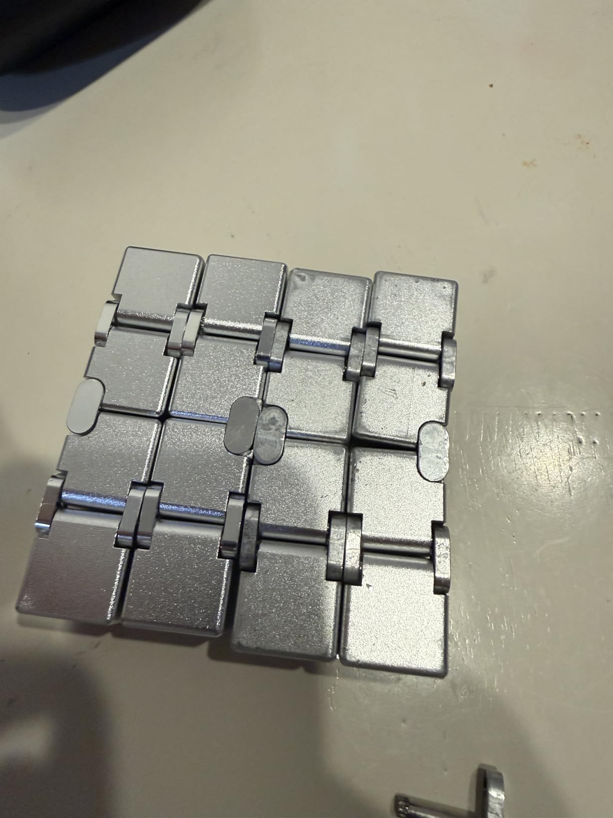 JOEYANK Fidget Cube Metal Infinity Cube for Stress and Anxiety Relief/ADHD customer photo 2