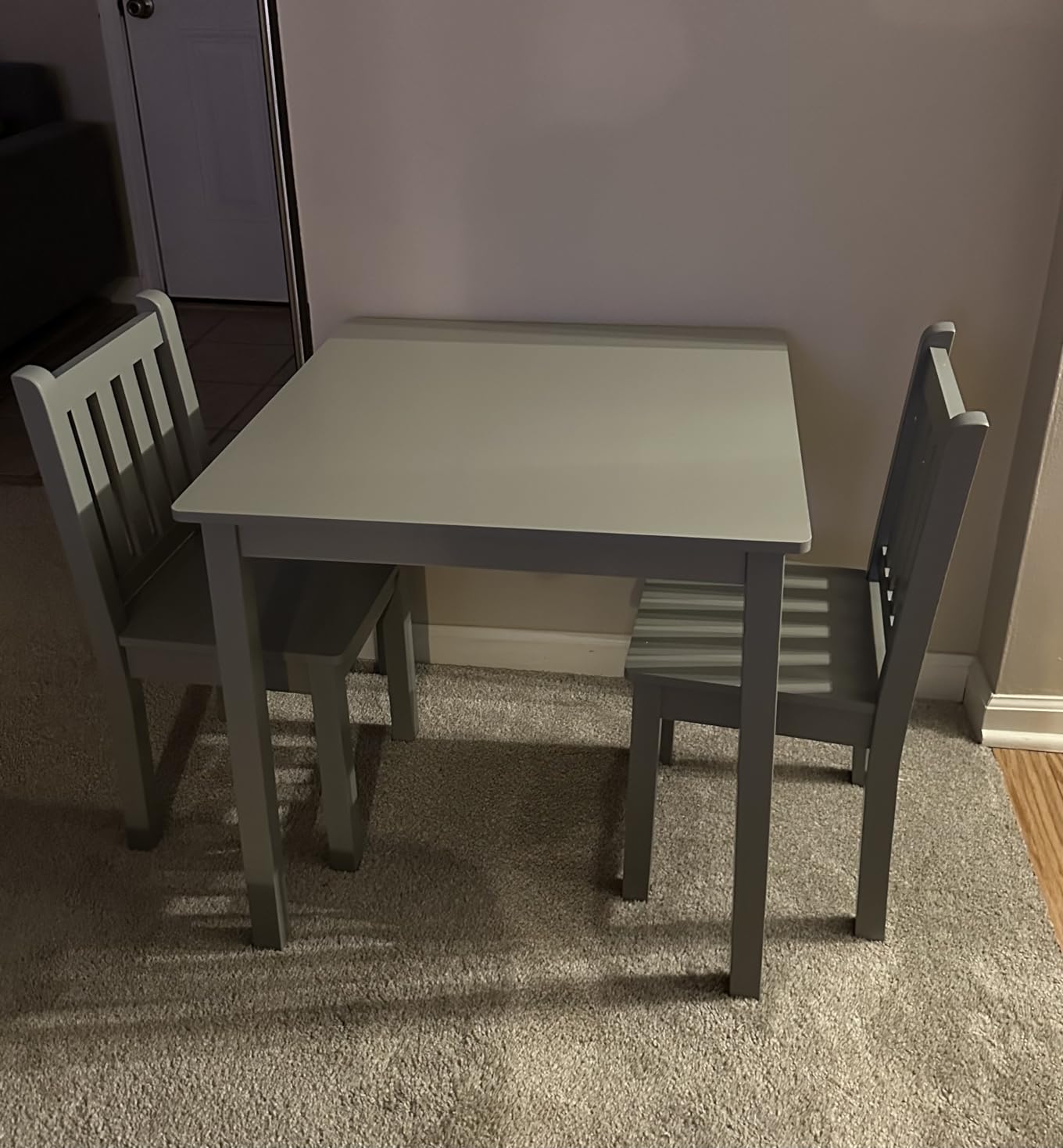 Humble Crew Toddler Table and Chair Set for Kids, Wood Activity Furniture customer photo 1