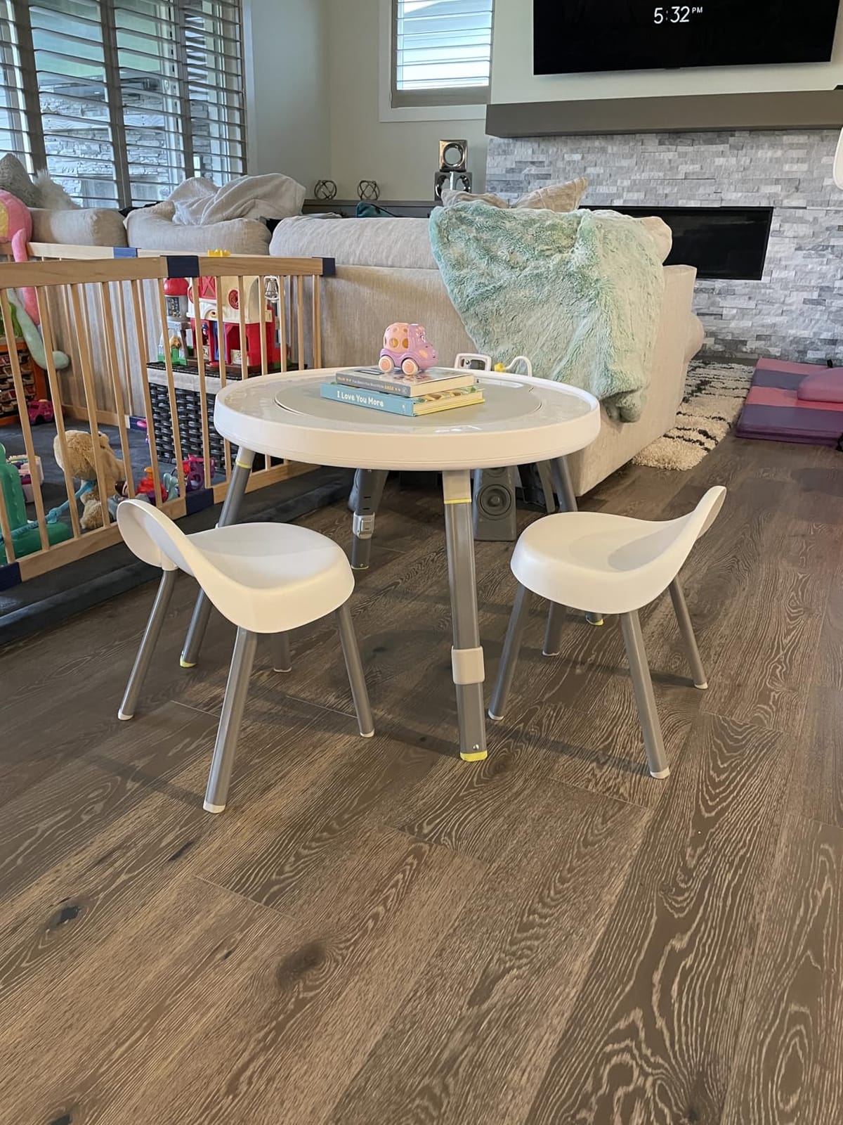 Skip Hop Toddler's Activity Chairs, Set of 2, Metal, White customer photo 2