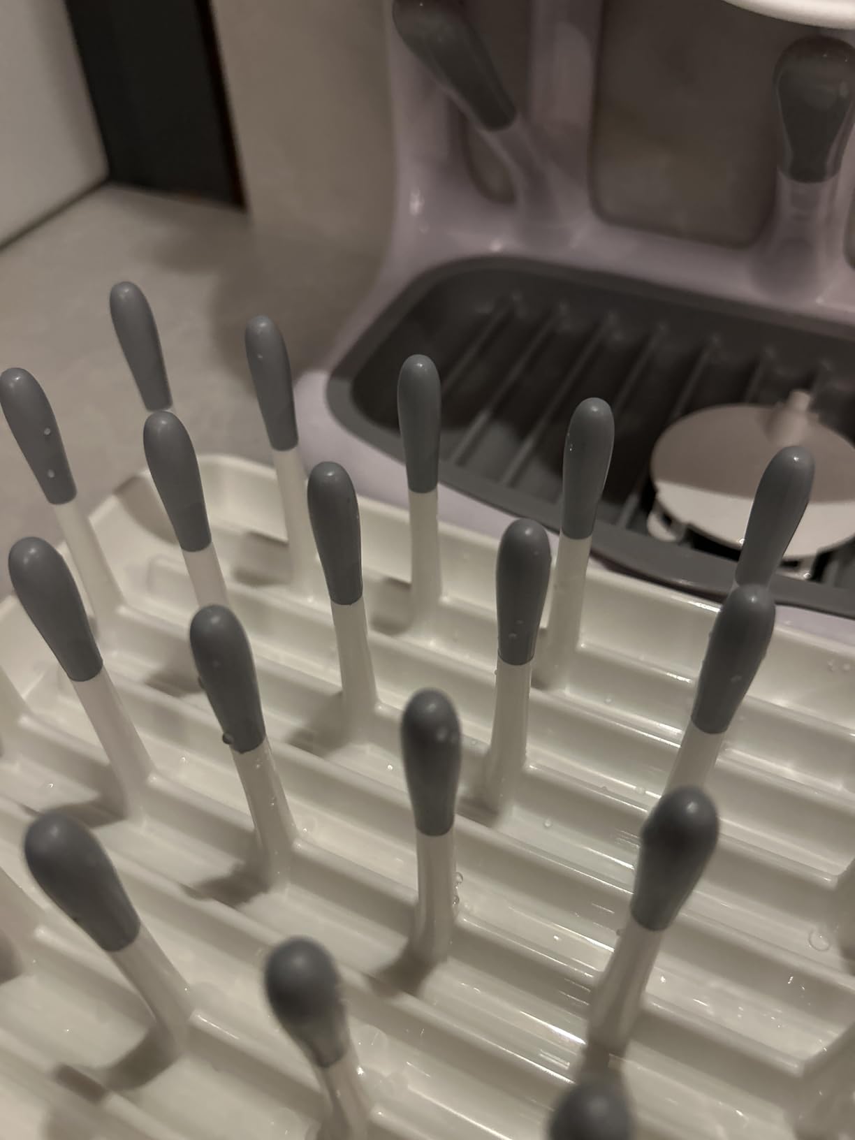 OXO Tot Baby Bottle Drying Rack with Drain Board, Portable Drying Rack customer photo 1
