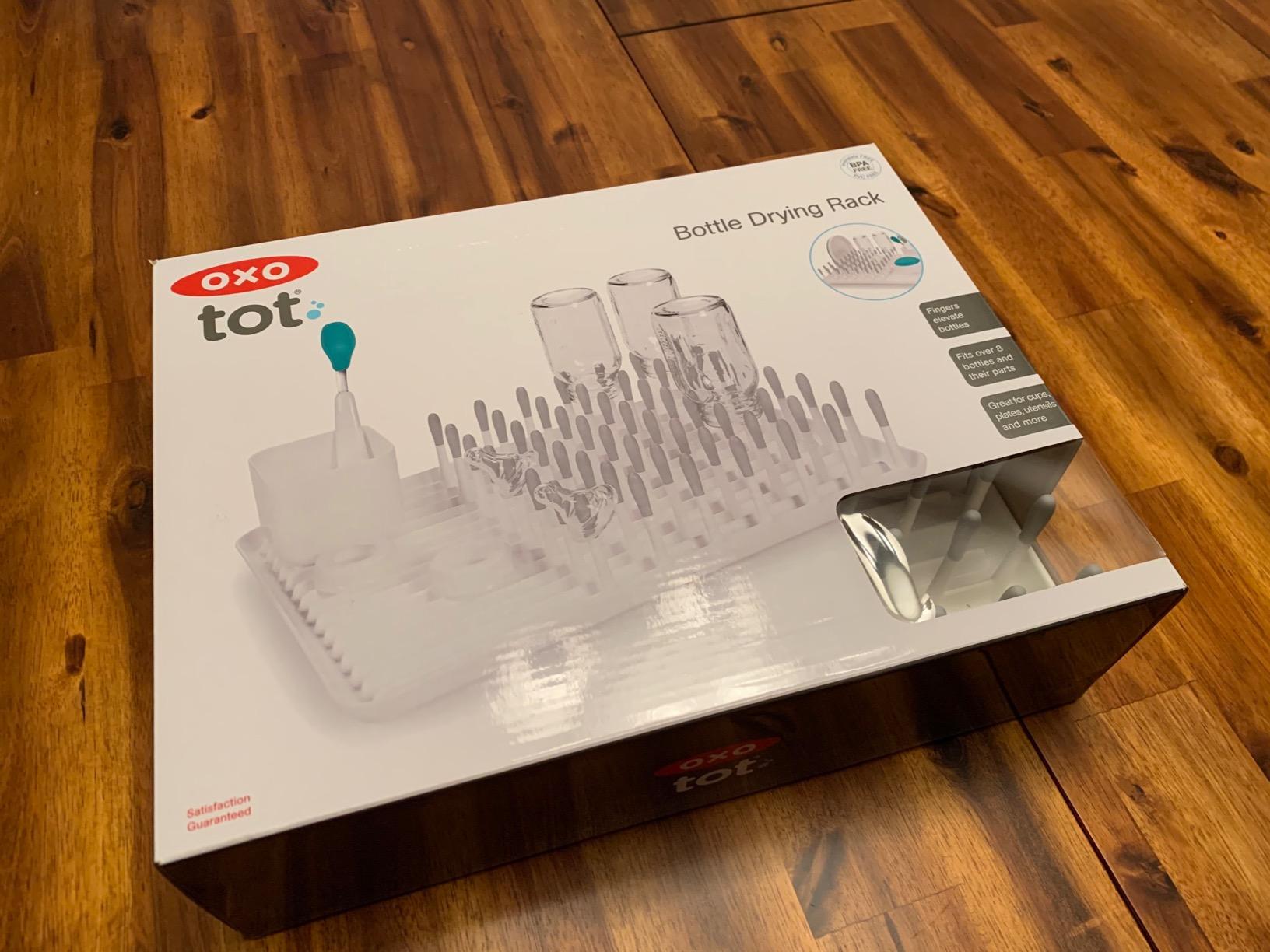 OXO Tot Baby Bottle Drying Rack with Drain Board, Portable Drying Rack customer photo 2