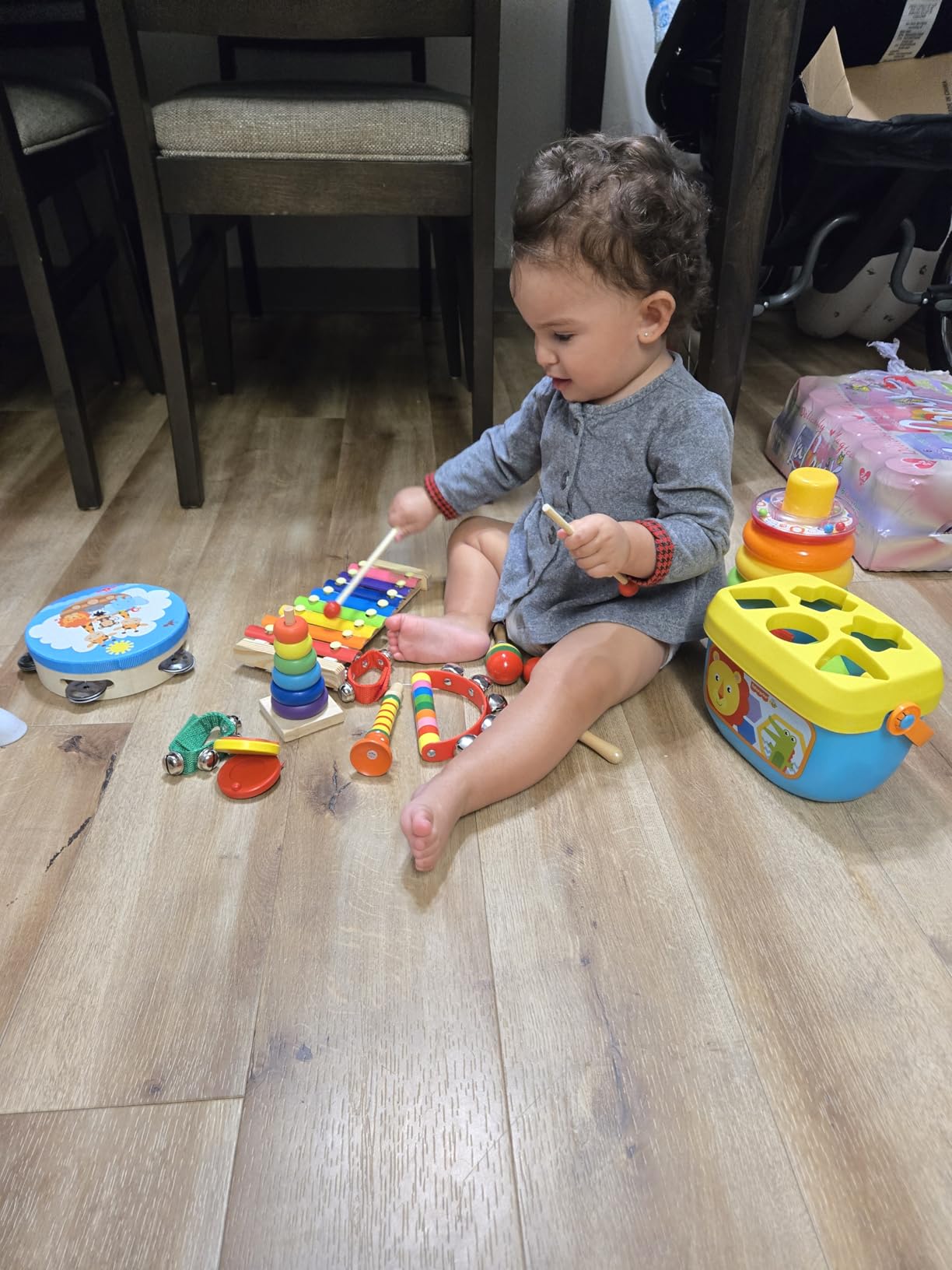 Fisher-Price Baby’s First Blocks & Rock-a-Stack Toy Set customer photo 2