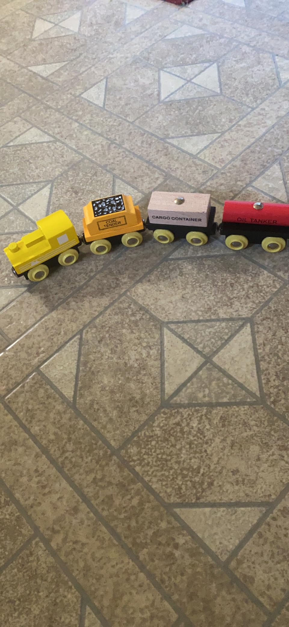 Wooden Train Set 12 PCS - Train Toys Magnetic Set Includes 3 Engines - Toy Train Sets For Kids Toddler Boys And Girls - Compatible With All Major Brands - Original - By Play22 customer photo 1