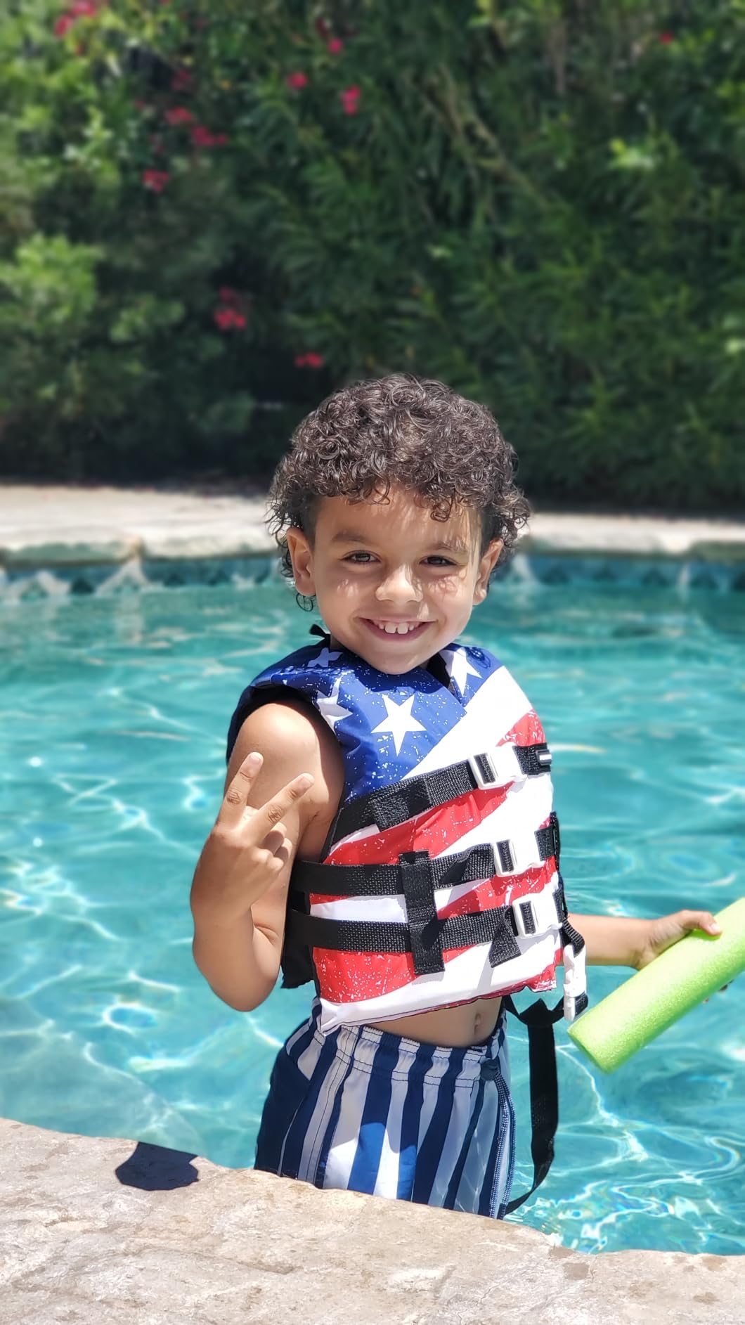 Sportstuff Stars & Stripes Life Jacket for Adults & Kids - USCG Approved Life Vest for Men, Women, Youth & Child, Open-Side Watersports Vest for Boating, Tubing & Swimming customer photo 2