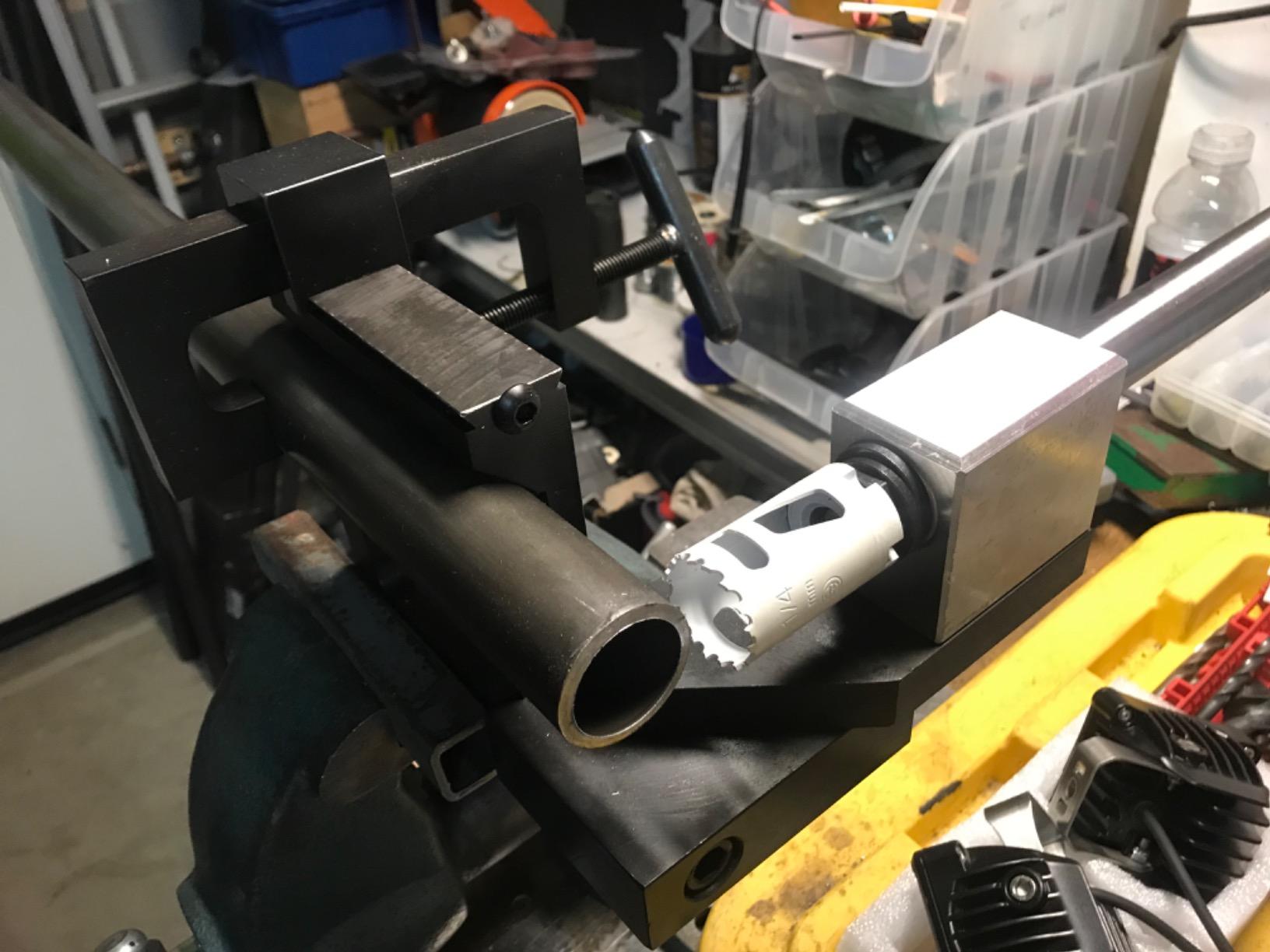 Pipe Notcher Industrial Professional Pipe and Tube Notcher Punch and Press Tool for 0-50 Degree Angle customer photo 1