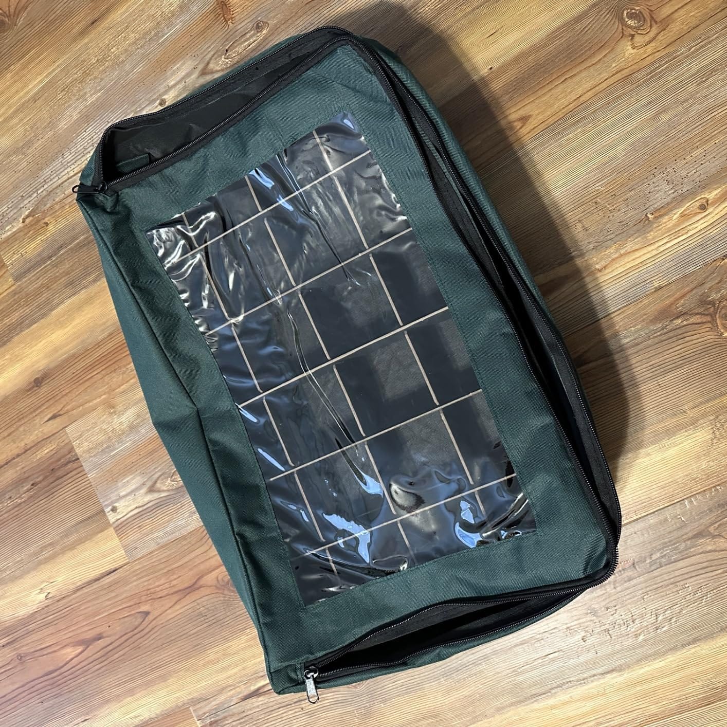 TINY TIM TOTES | Premium | Ornament Organizer | Space Saving | Red and Green (Green) customer photo 1