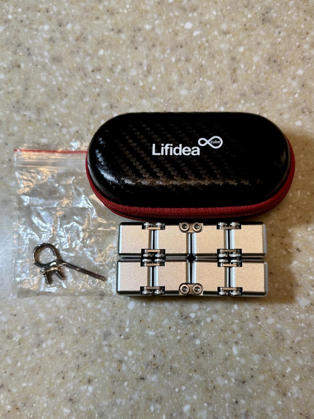Lifidea Aluminum Alloy Metal Infinity Cube Fidget Cube (6 Colors) customer photo 1