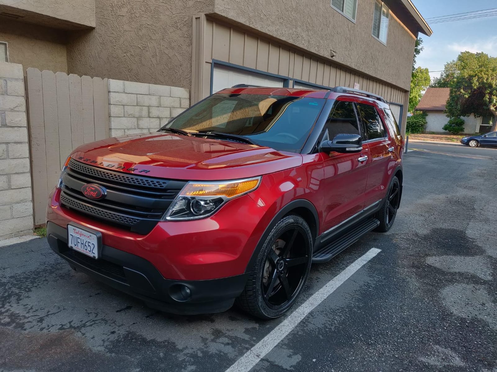 TAC Running Boards Fit 2011-2019 Ford Explorer Value Aluminum SUV Black Side Steps Nerf Bars Step Rails Running Boards Off Road Automotive Exterior Accessories (2 Pieces Running Boards) customer photo 2